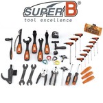 Super B SuperB 35 Piece Bike Folding Brush Freewheel - 5-10 Speed Cassettes Tool Set