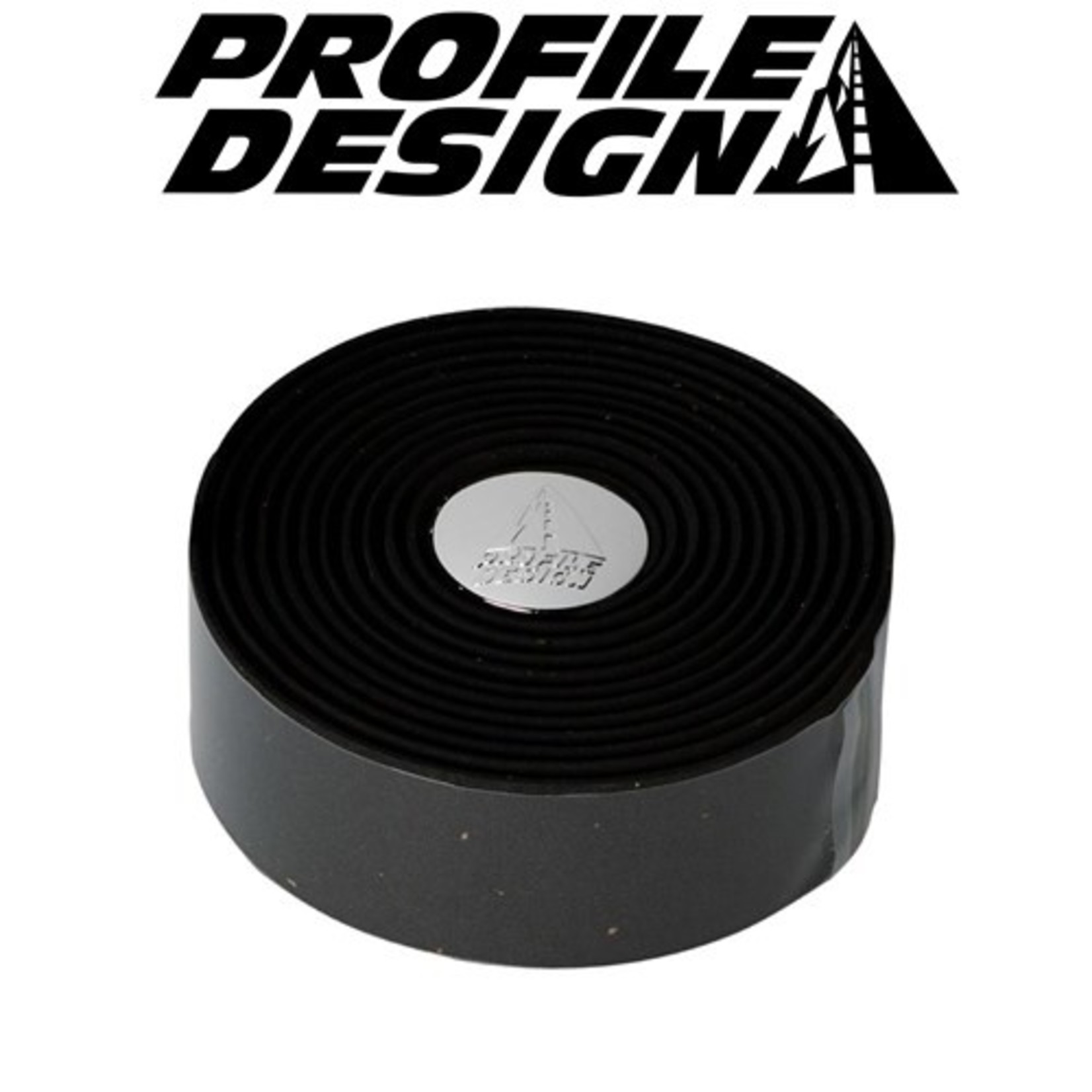 Profile Profile Design Cork Synthetic Handlebar Tape - Black