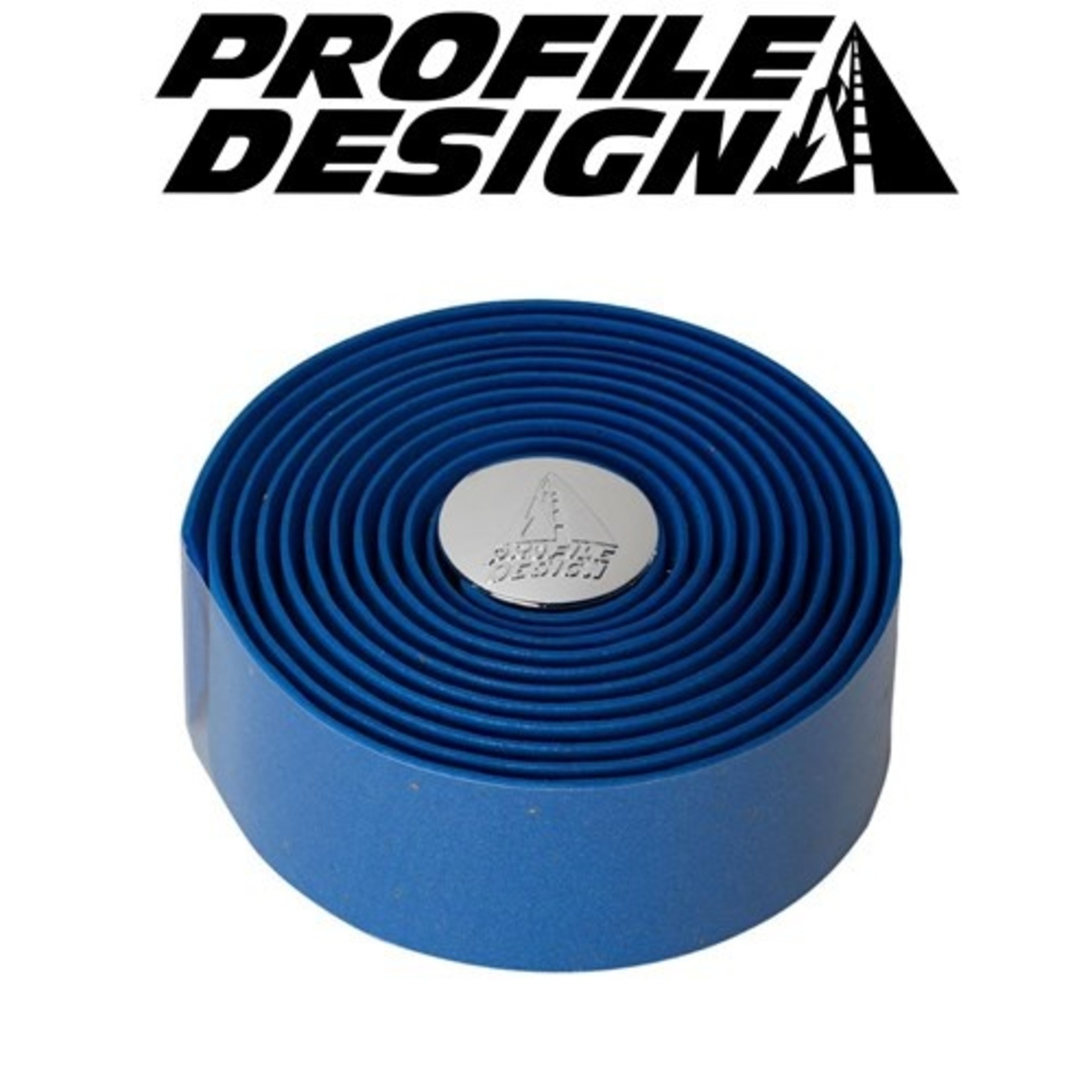 Profile Profile Design Cork Synthetic Handlebar Tape - Blue