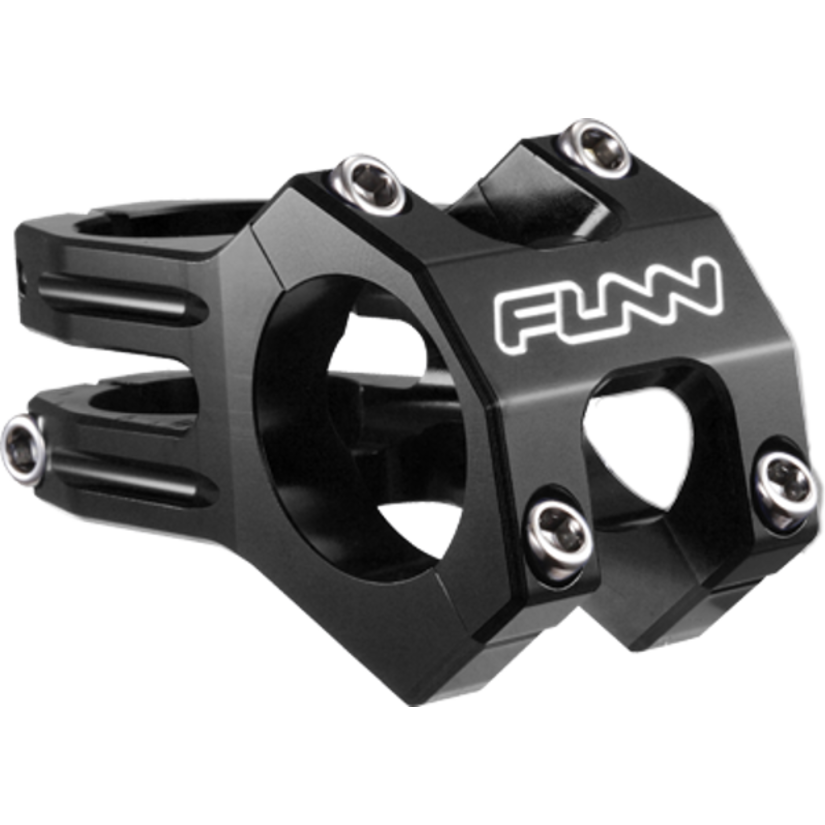 FUNN Funn Bicycle Stem - Funnduro - 35 - 35mm - 0° Rise - Steer 1-1/8 Inch - Black