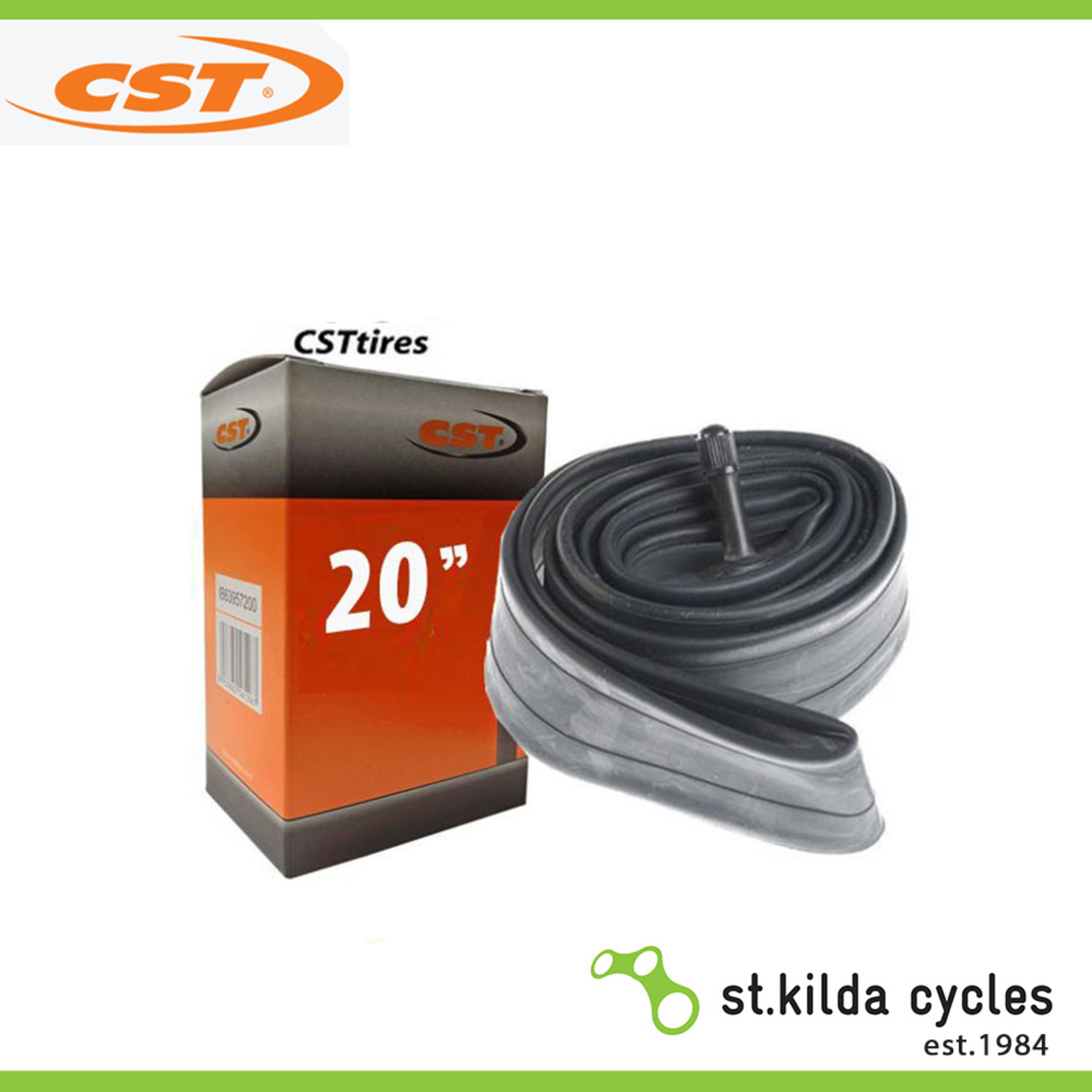 CST CST Bike Tube - 20 X 2.50 - 3.0 - Schrader Valve - Pair