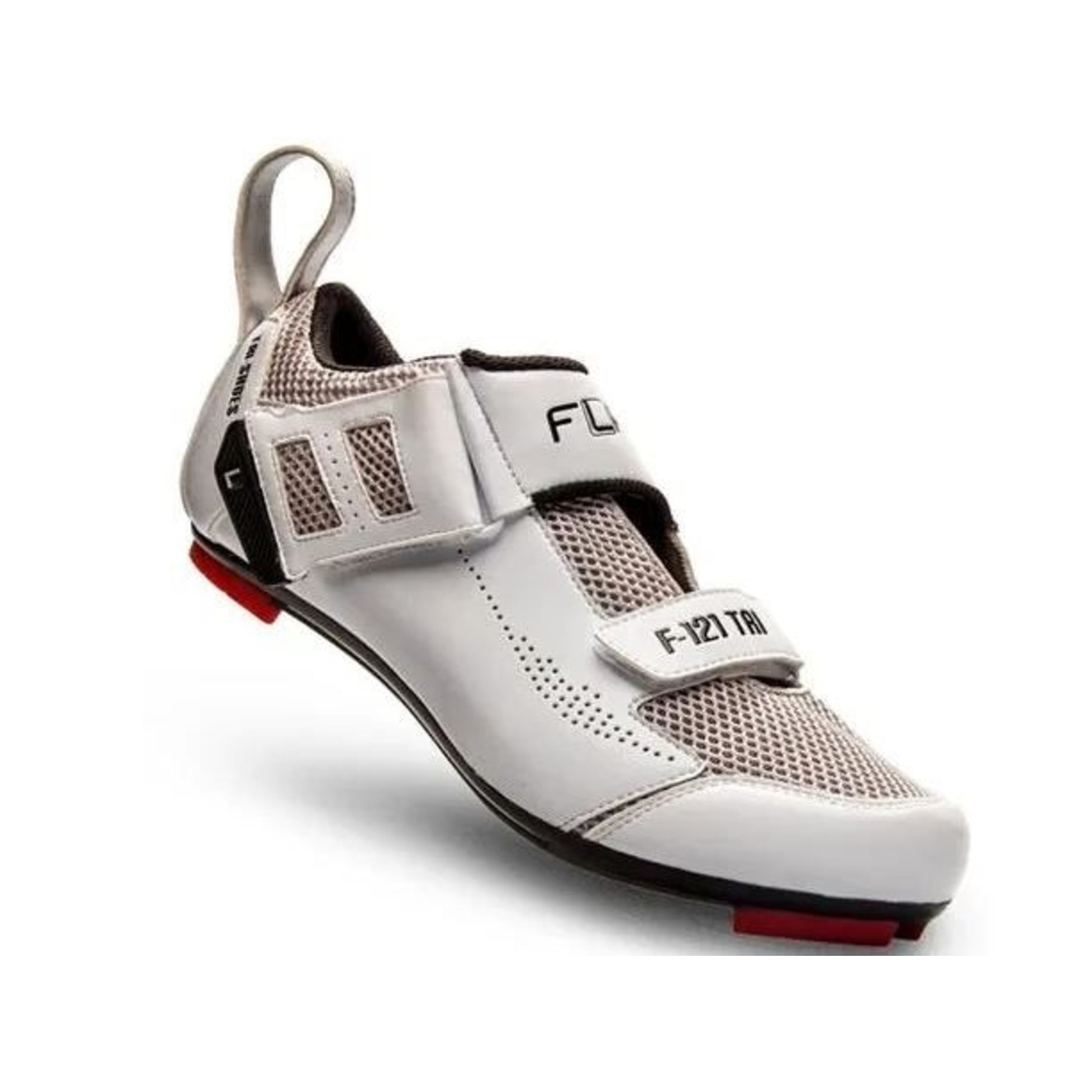 FLR FLR F-121 - Triathlon Shoes - R250 outsole - Pull handle - Size 44 - White