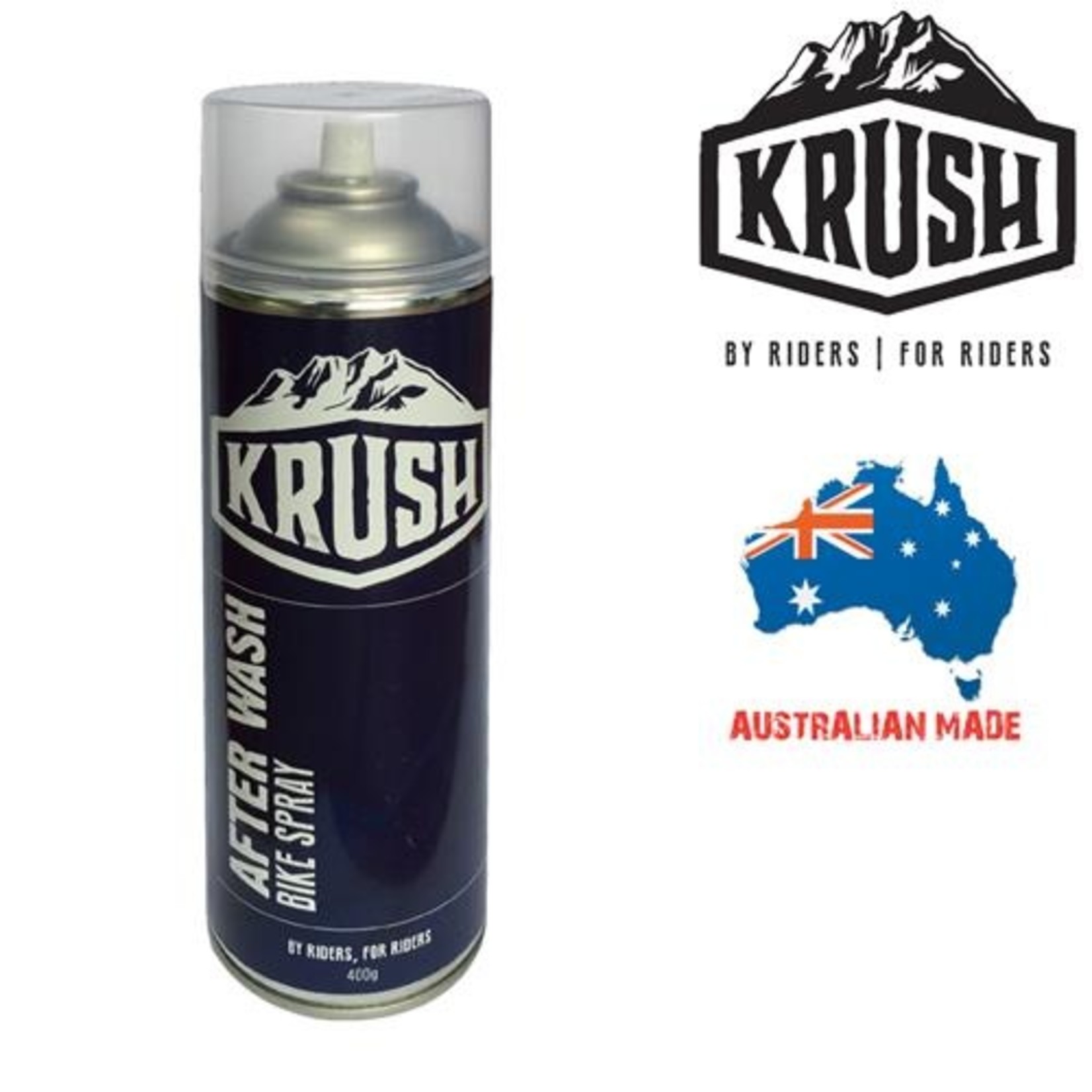 krush Krush After Wash Bike Spray Totally Safe Cleaner Carbon Fiber To Alloy - 400g