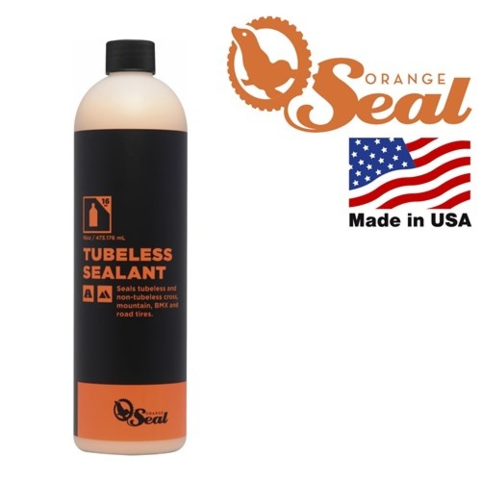 orange seal Orange Seal Regular Tubeless Tyre Sealant - 473ml (16Oz) Refill Bottle