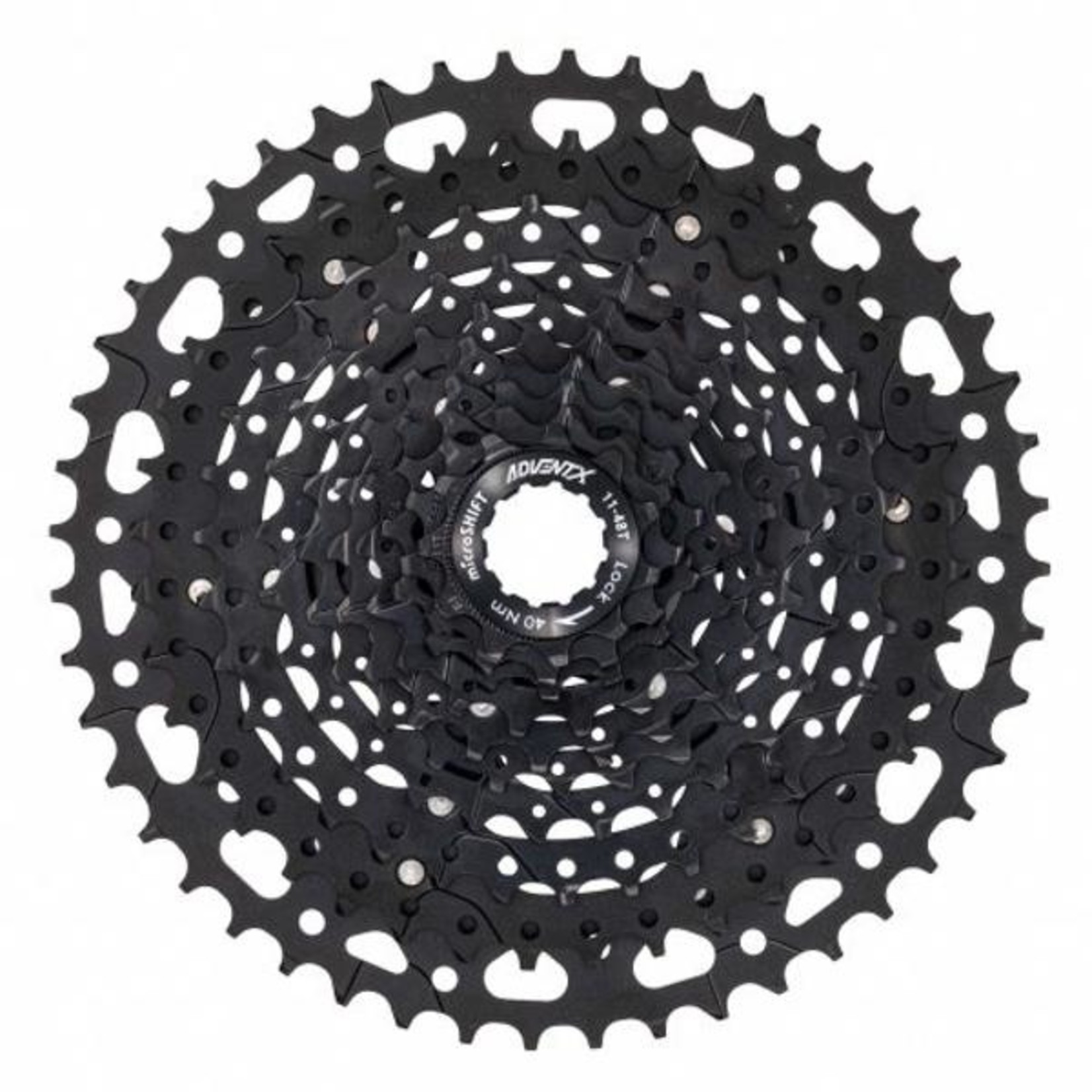 Advent Microshift Advent X Bicycle Cassette - 10 Speed - 11-48 - ED Black