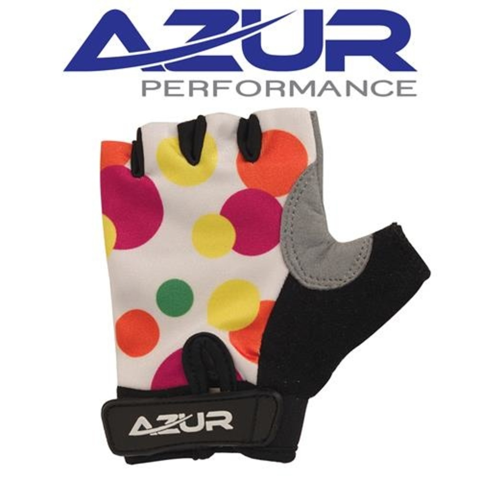 Azur Azur Bike/Cycling Gloves - K5 Series Girls - Spots - Size 4