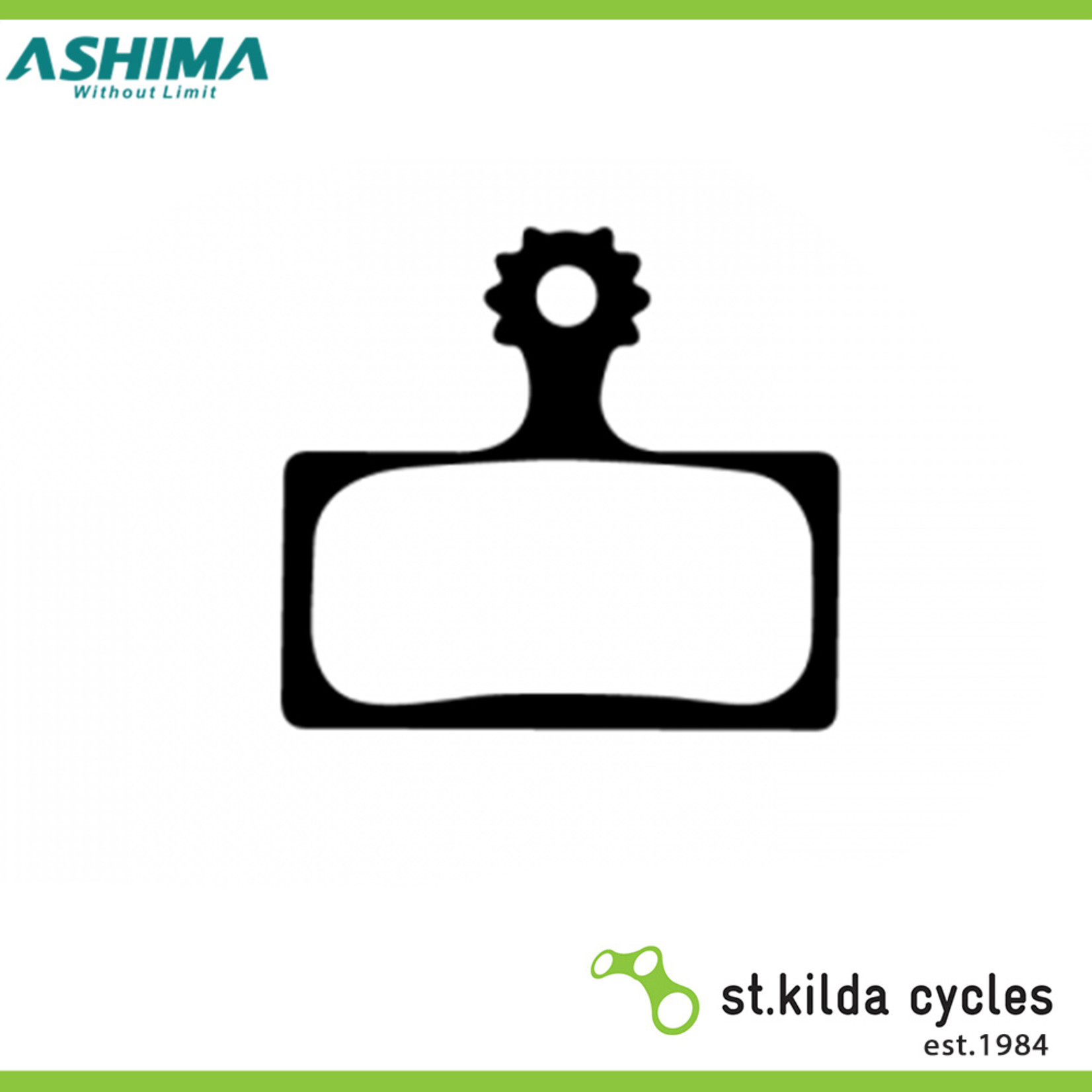 Ashima Ashima Disc Brake Pads - Semi Metalic with Springs - For Shimano XTR BR-M985