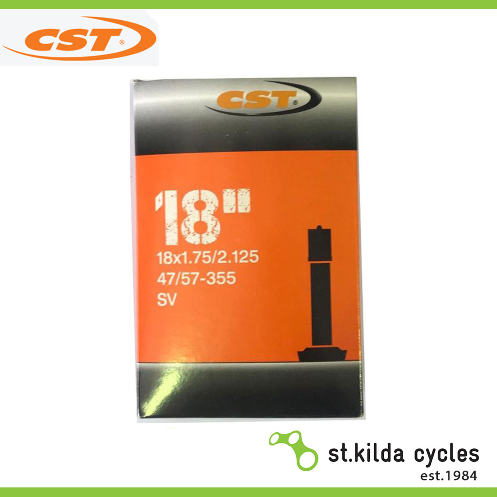 CST CST Bike Tube - 18 X 1.75 / 2.125 - Schrader Valve - Pair