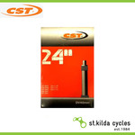 CST CST Bike Tube - 24 X 1 3/8 - Presta Valve 60mm Tube - Pair Black