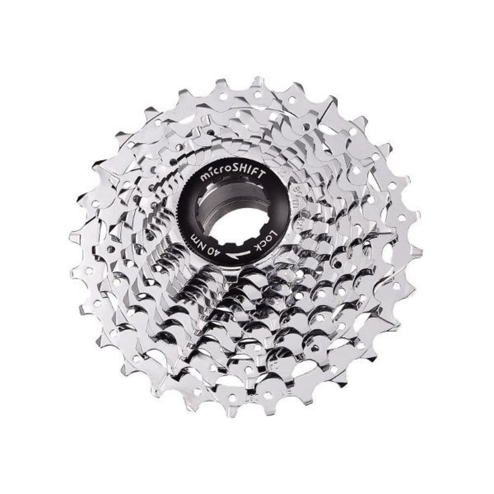 Microshift Microshift Bicycle Cassette - 10 Speed - 11-25T - Chrome Plated