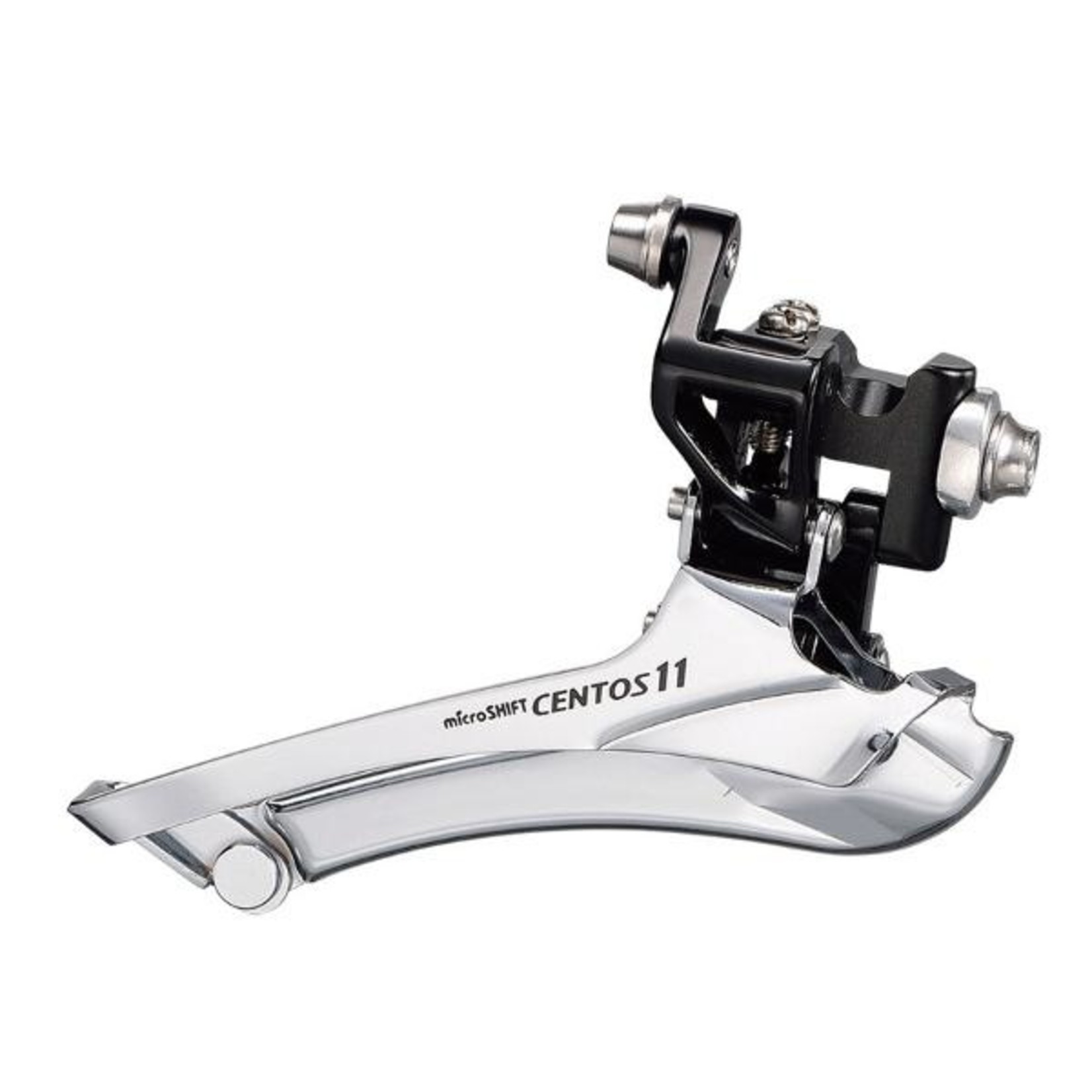 Microshift Microshift Front Bike Derailleur-Centos -11-2X11 Speed - 50-56T, Brazed-On Type