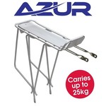 Azur Azur Bike/Cycling Rear Pannier Rack Alloy Touring Bike Carrier - 25kg - Silver