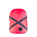 Monkey See MonkeySee Waterproof Fabric Hi-vis Backpack Cover - Wheel Pink