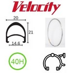 velocity Velocity Rim - Aero 27" 40H  - Silver