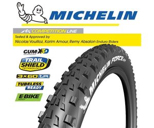 Michelin Bike Tyre Force AM 27.5 X 2.8 Foldable Bicycle Tyre St Kilda Cycles