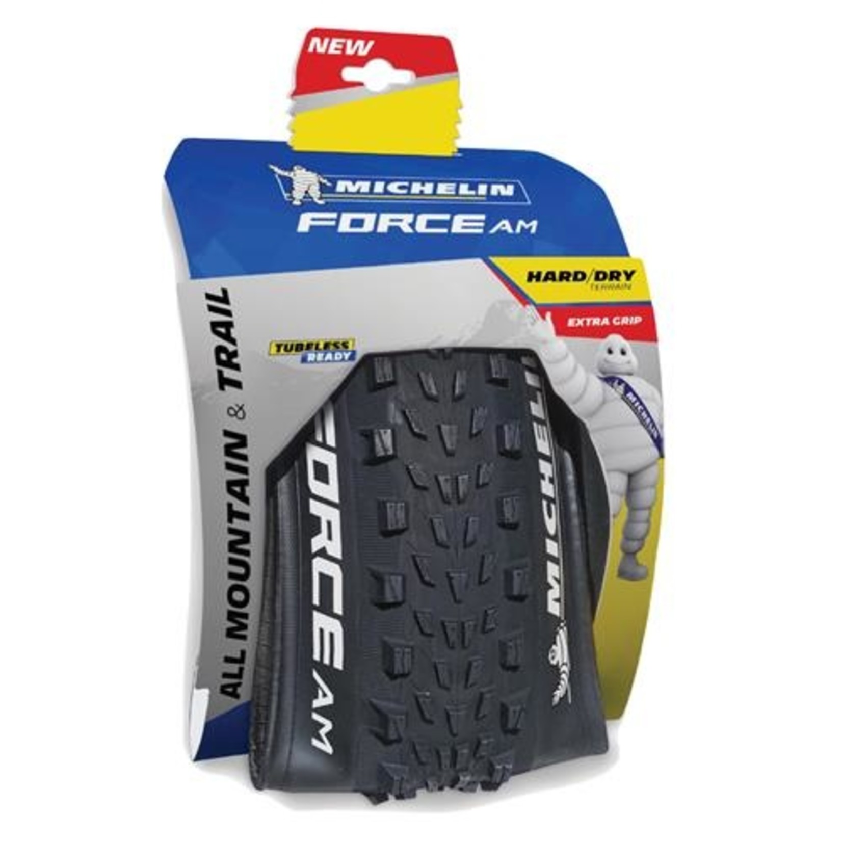 Michelin Michelin Bike Tyre - Force AM - 27.5" X 2.8" - Foldable Bicycle Tyre - Pair