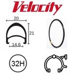 velocity Velocity Rim - 700C Aero - 32H - Black