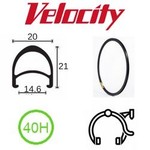 velocity Velocity Rim - Aero 700C 40H - Black