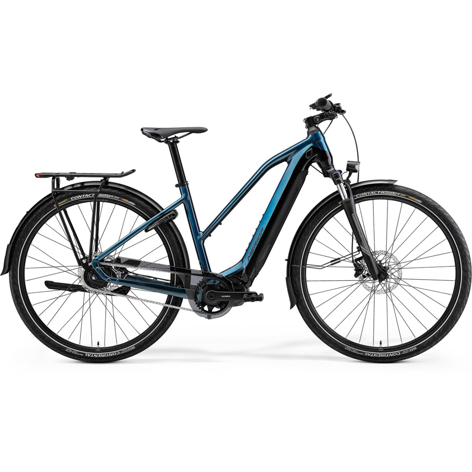 Merida Merida eSPRESSO 700 EQ Women's Electric Bike - Teal Blue/Black - Small (47)
