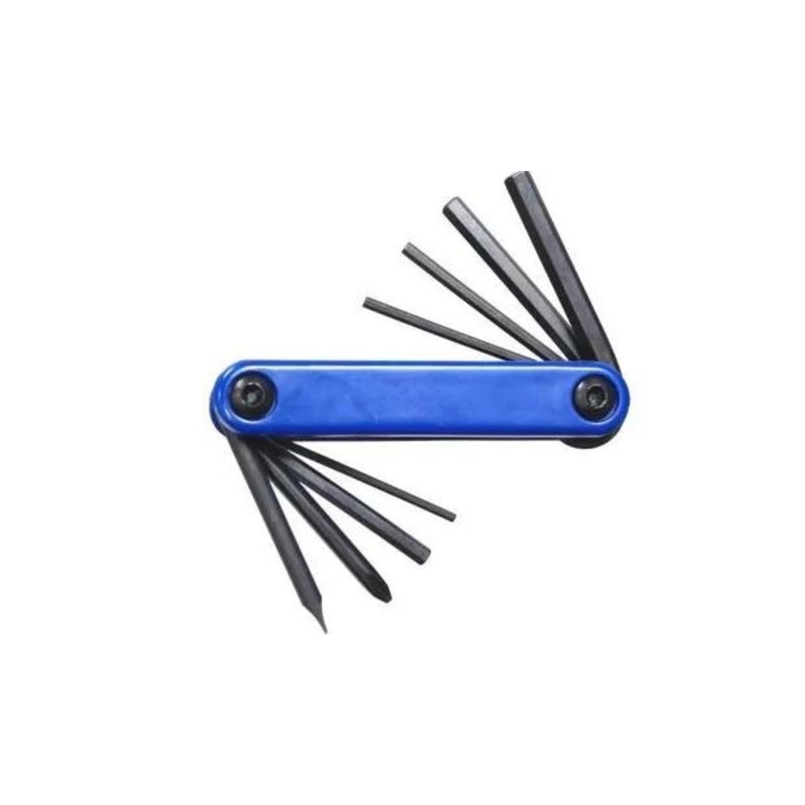 Incomex Trading Pty Ltd Pro-Series - Tool Set Folding Type Blue 8 Functions - 2/2.5/3/4/5/6/+/-