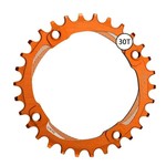 FUNN Funn Bicycle Chain Ring - Solo Narrow-Wide - 30T - 104mm BCD - Orange