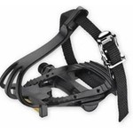 VP VP Pedals 9/16 - Axle PP Inc Toe Clip & Straps - Black