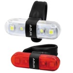 Azur Azur Bike/Cycling Light Set - USB Nano 60/30 Lumens - Front & Rear - "Special"
