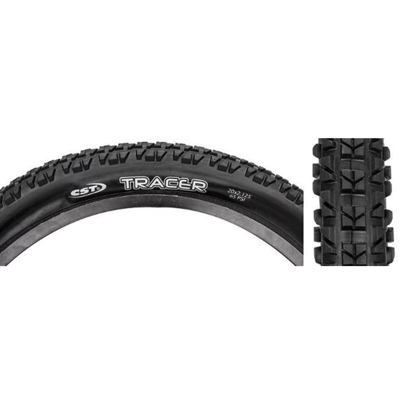 CST CST Bike Tyre - Tracer - 24 X 1.95 - Black Wirebead Tracer - C1751 - Pair