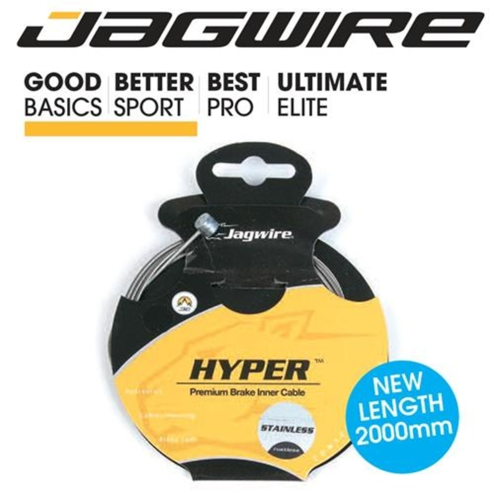 Jagwire Jagwire Stainless Steel Brake Inner Cable 2000mm X 1.5mm