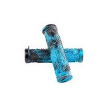 Ryfe Ryfe Handlebar Grips - Bossa - Single Lock On Pro Grip - Marble Blue/Black