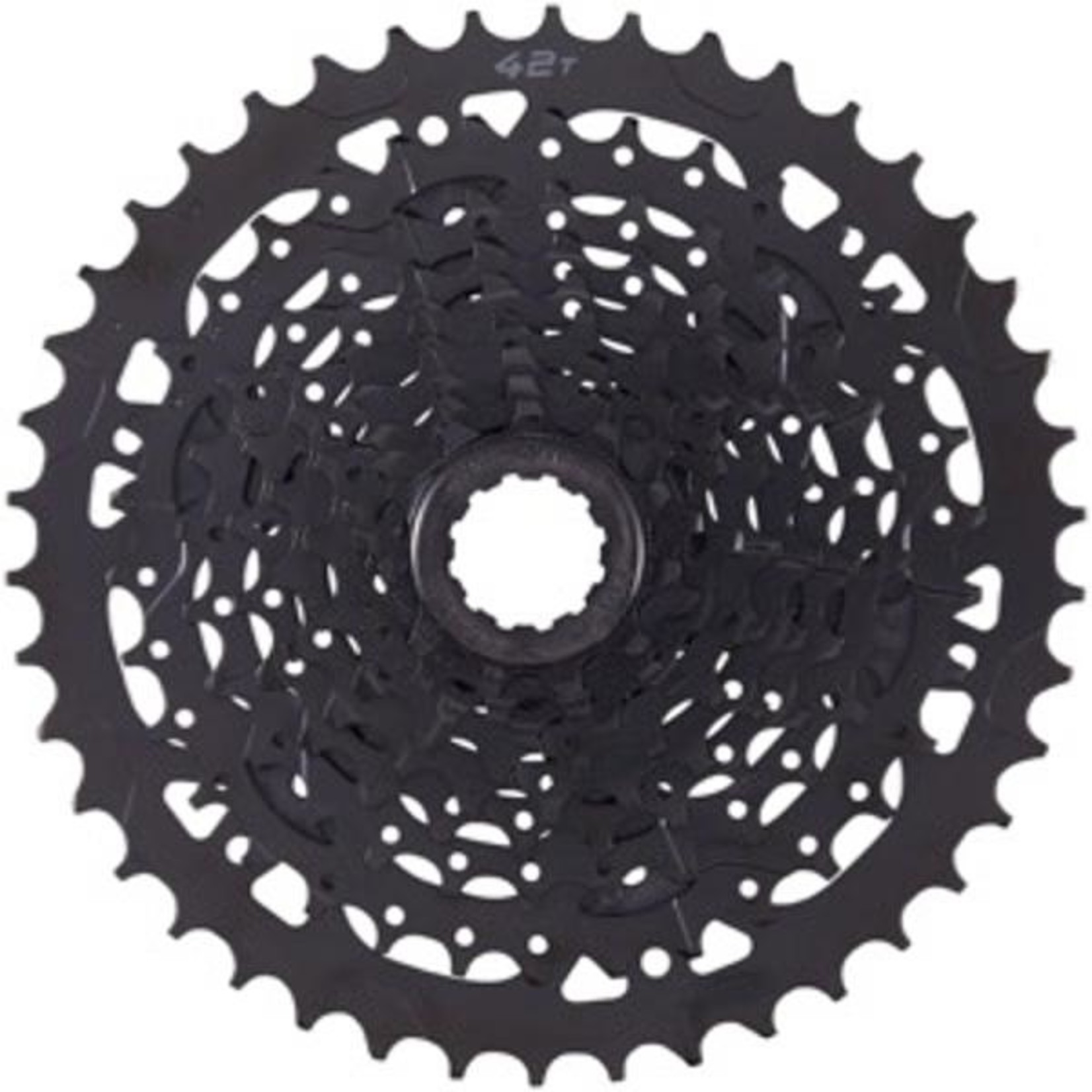 Microshift Microshift Bicycle Cassette - Advent - 9 Speed - 11-42T ED Black Steel
