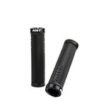 Ryfe Ryfe Handlebar Grips - Russla-Single Lock On Pro Handlebar-Thick Diamond - Black