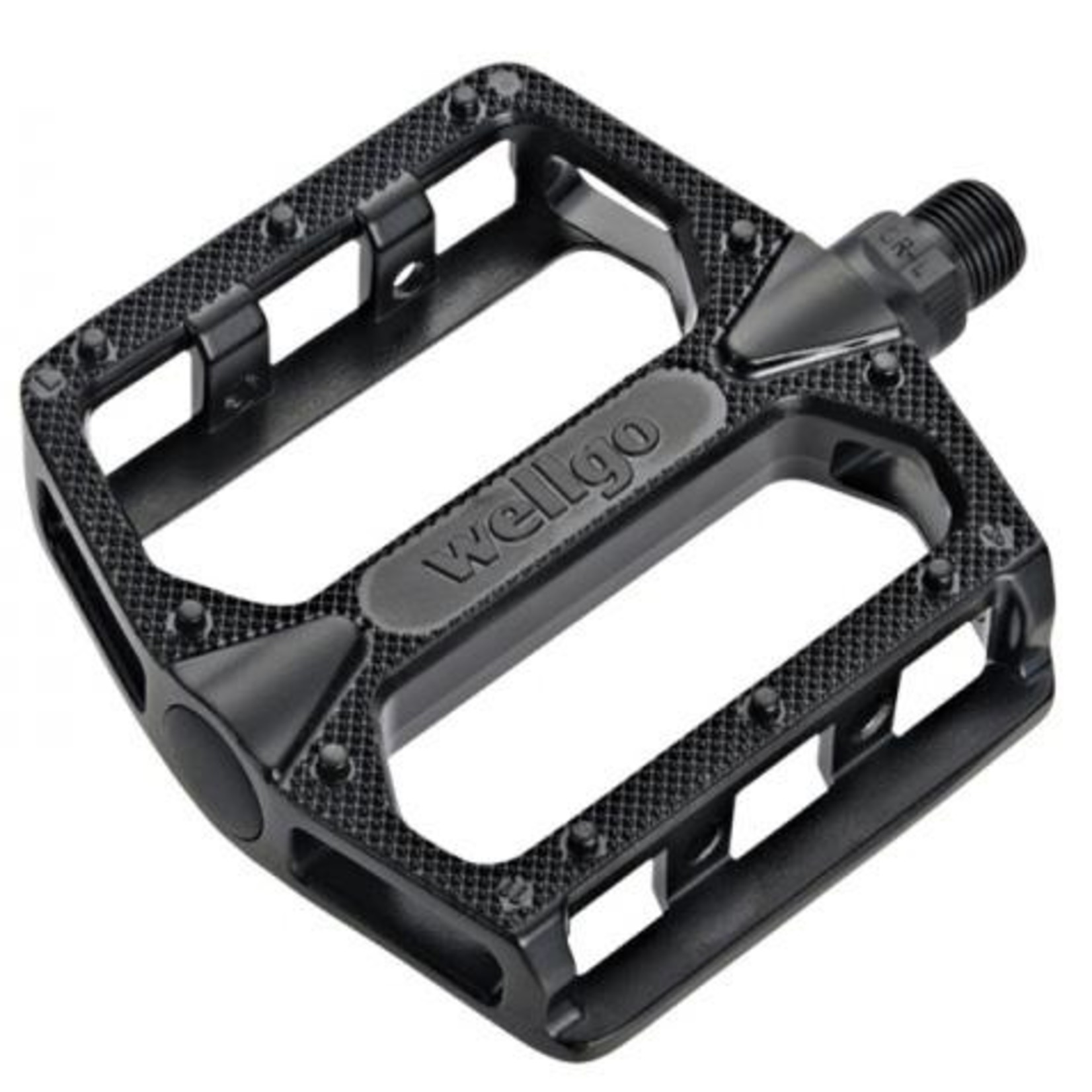 QBP QBP Bicycle Pedal Alloy MTB Platform - DU Bearing - 109X100X28mm - 9/16 - Black