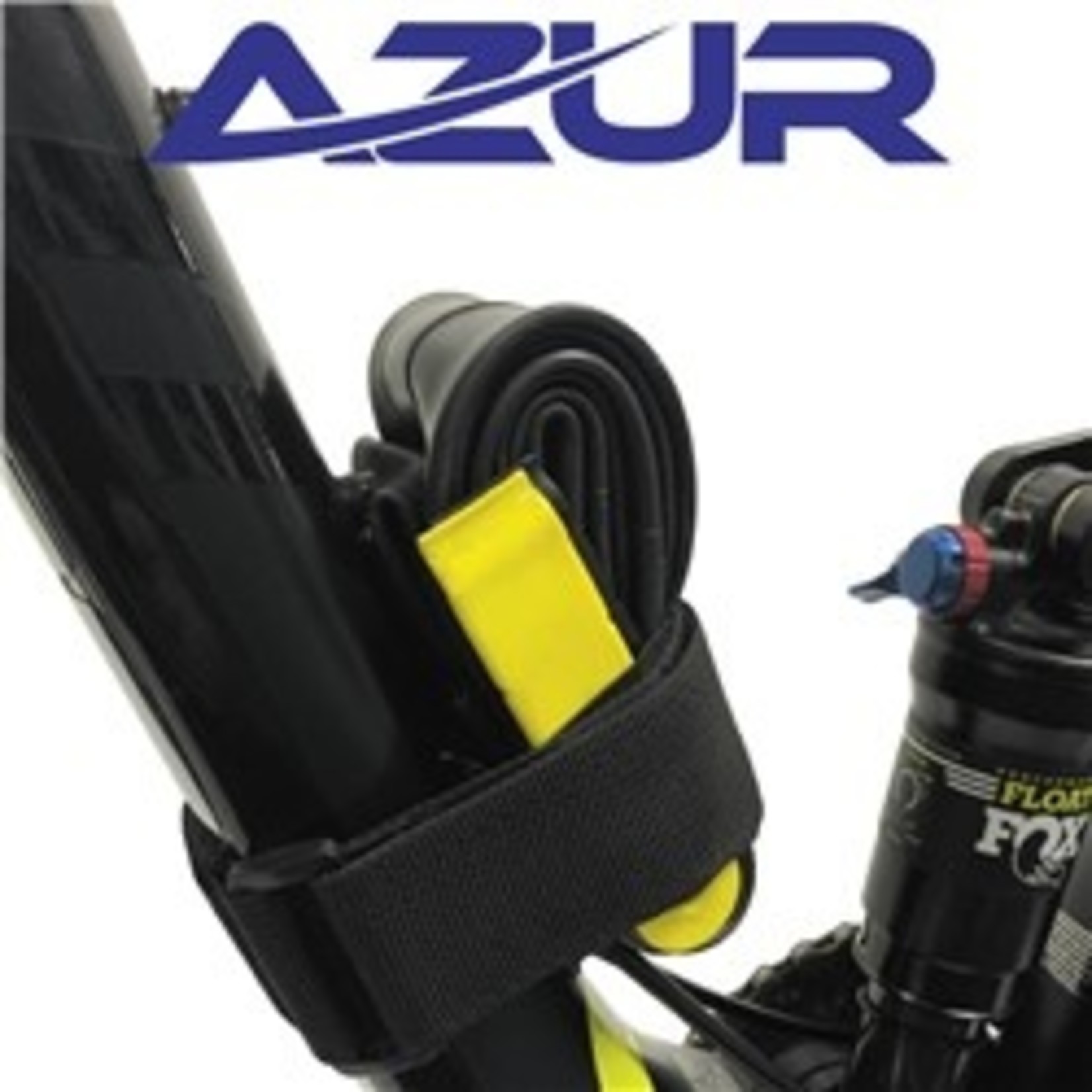 Azur Azur Bike/Cycling Saddle Bag - Stash-it Bag - 10X18X10cm Large - Black