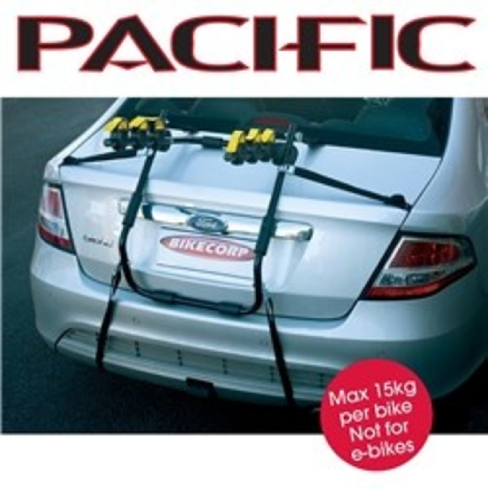 pacific Pacific Bike/Cycling 3 Bike Carrier Boot Rack Maximum 15kg Per Bike