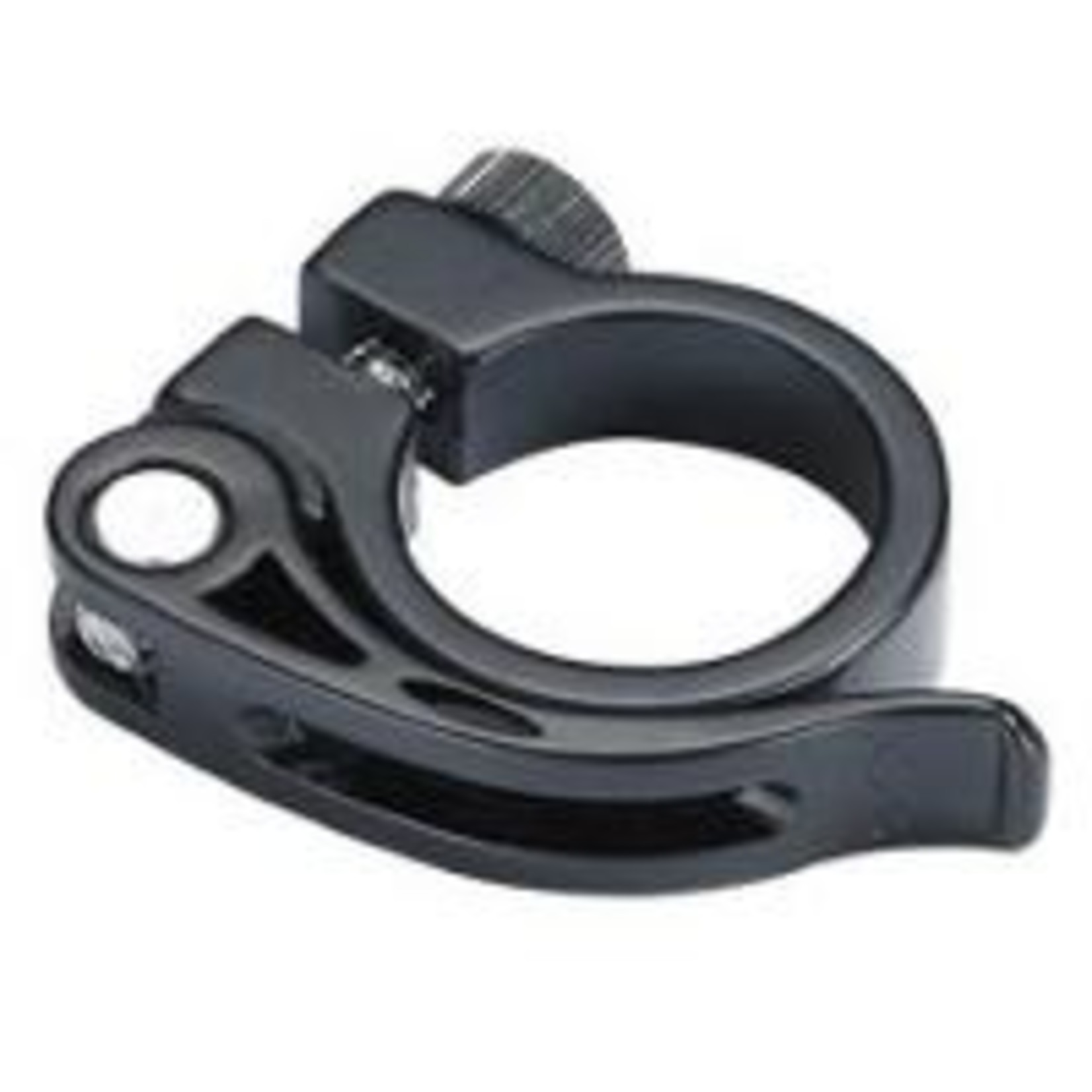 COLOURY Coloury Bicycle Seatpost Post Clamp 31.8 Quick Release For Seat Alloy - Black