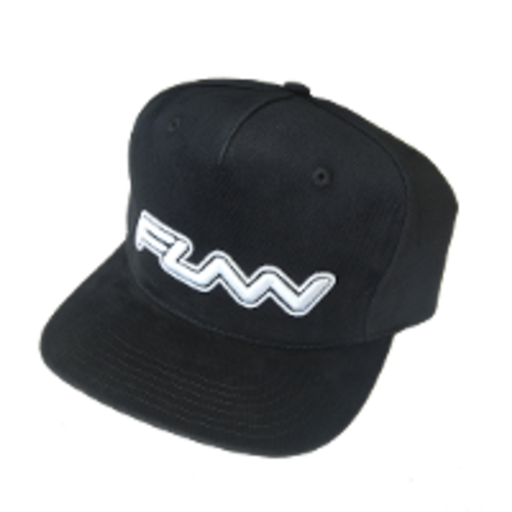 FUNN FUNN Cycling Hat Cap - Embroidery Logo - Black with White Logo