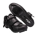 FLR FLR F-15-III Pro Road Shoes - R250 Outsole - Clip & Laces - Size 37 - Black
