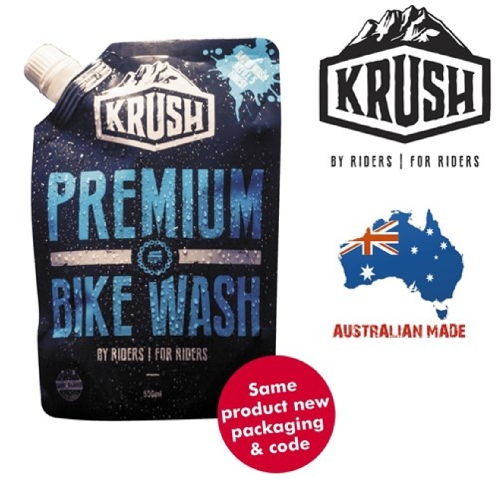 krush Krush Premium Bike Wash Pouch - 500ml