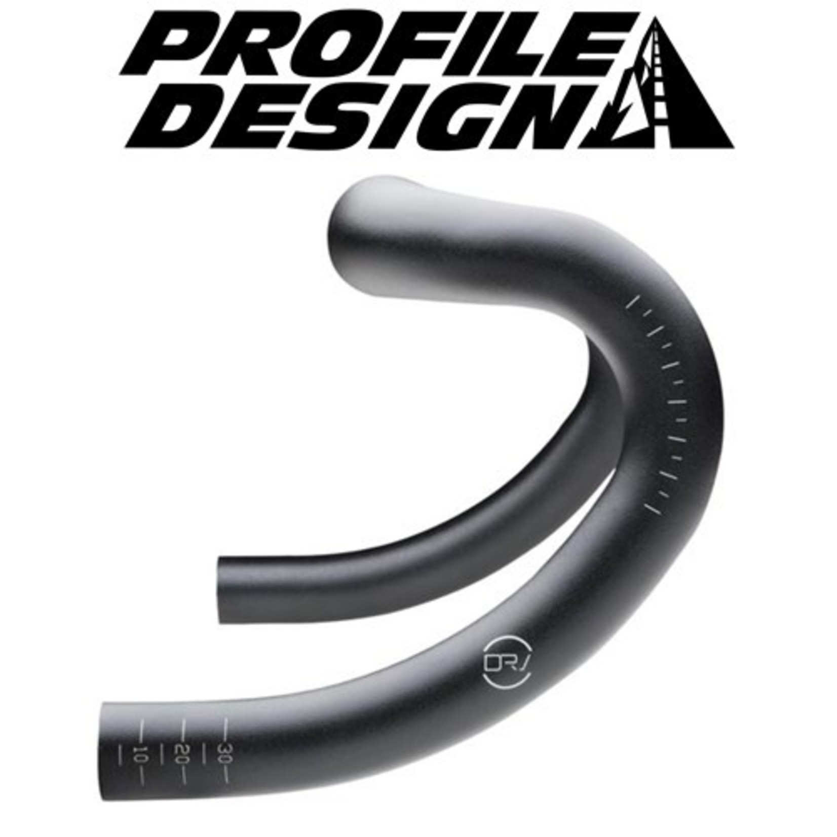 Profile Profile Design Drop Bar - DRV/A -105 (<70-79cm) Drop - 42cm - Black
