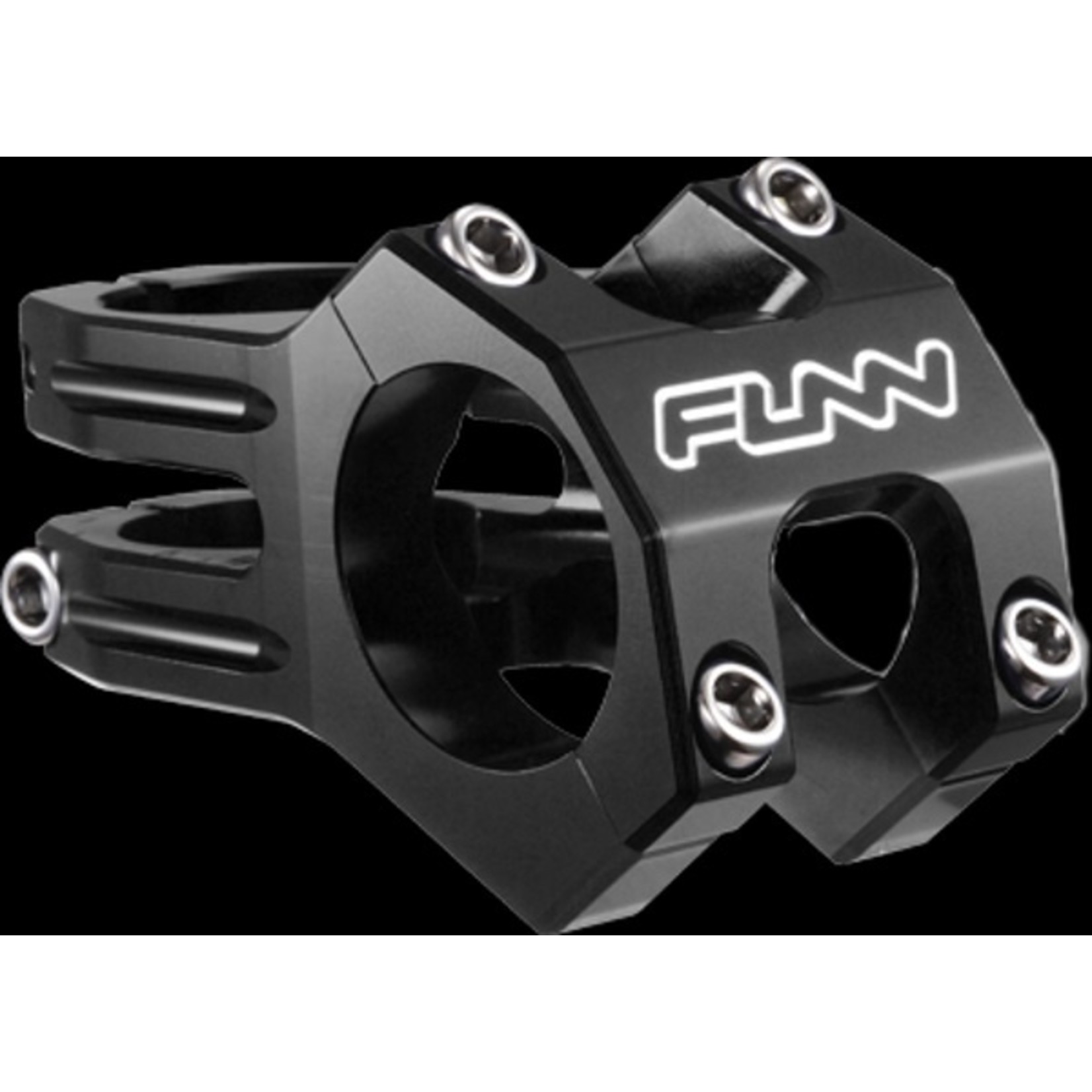 FUNN Funn Bicycle Stem - Funnduro - 35 - 45mm - 0° Rise - Steer 1-1/8 Inch - Black