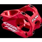 FUNN Funn Bicycle Stem - Crossfire - 35mm - 35mm - 0° Rise - Steer 1-1/8 Inch - Red