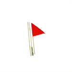 Incomex Trading Pty Ltd Safety Flag 3 Pieces - 60"/1.5m Length - Fibreglass - Orange