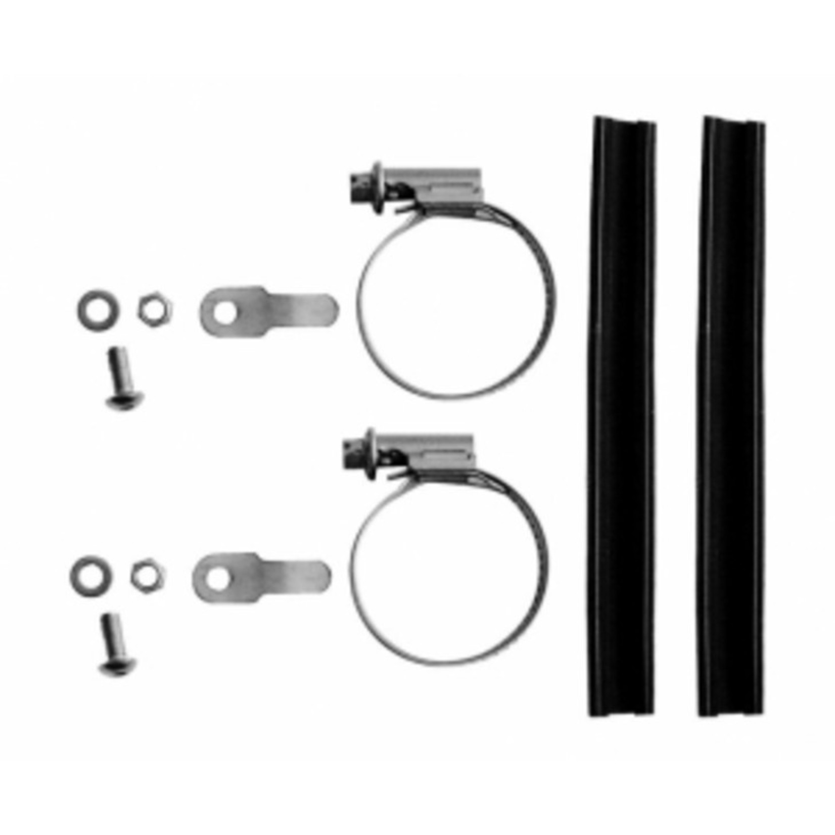Tubus Tubus LM-BF Mounting Set for Forks Without Eyelets Black 72200