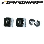 Jagwire Jagwire Bike/Cycling Cable Guides- Alloy Stick On Cable Guides - 4 Per Pack