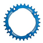 FUNN Funn Bicycle Chain Ring - Solo Narrow-Wide - 30T - 104mm BCD - Blue