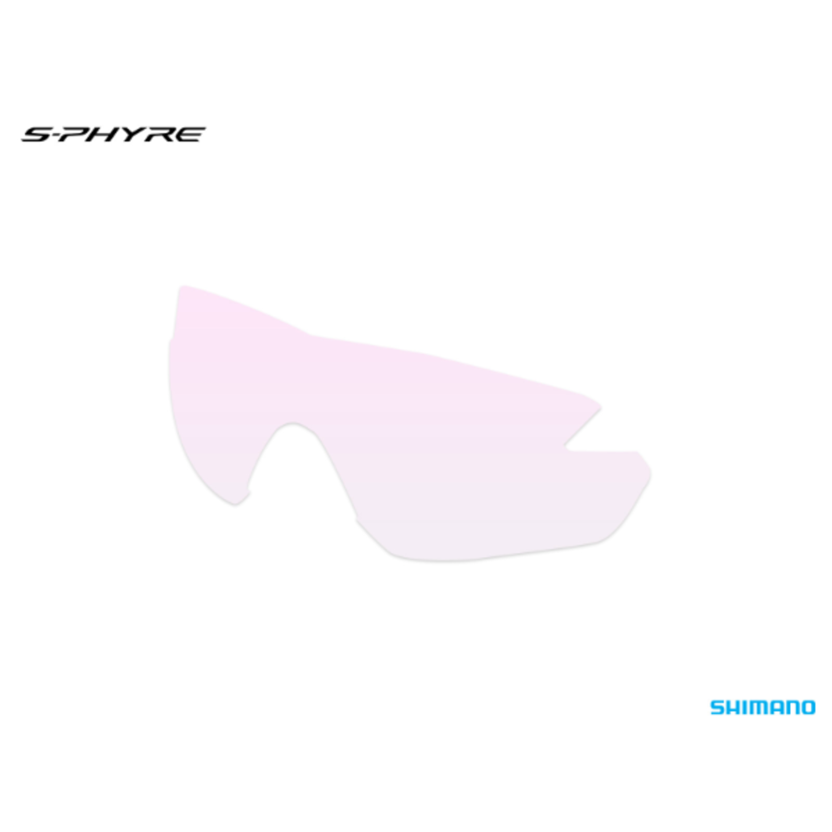 Shimano Shimano Eyewear Bike Goggles Spare Lens - S-Phyre X Sphx1 - Cloud Mirror