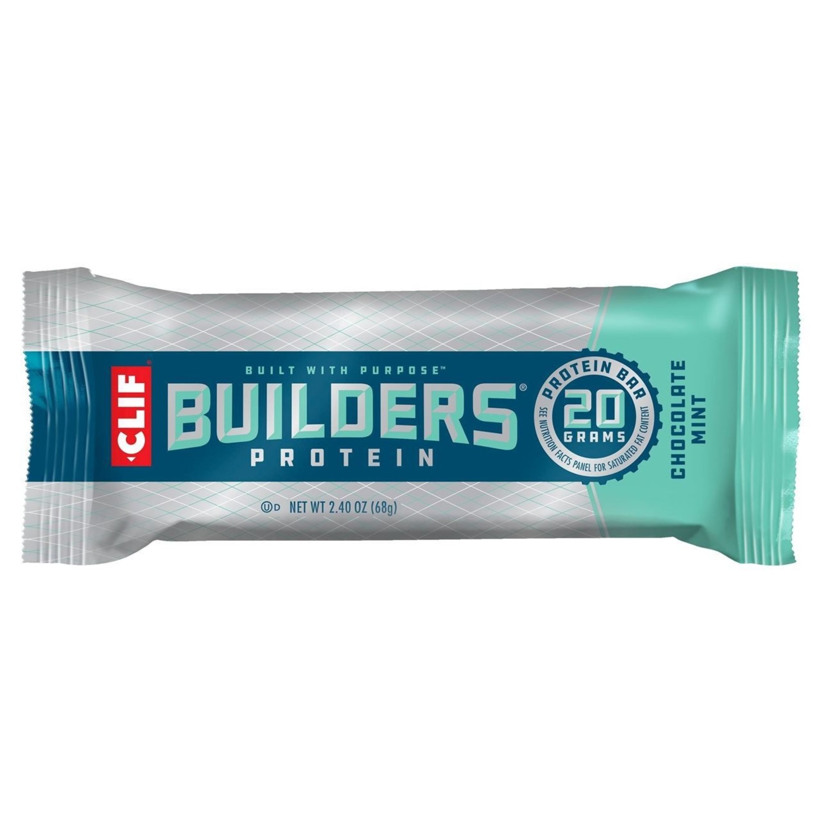Clif Clif Builder Protein Chocolate Mint Bar - Pack of 12- Gluten Free