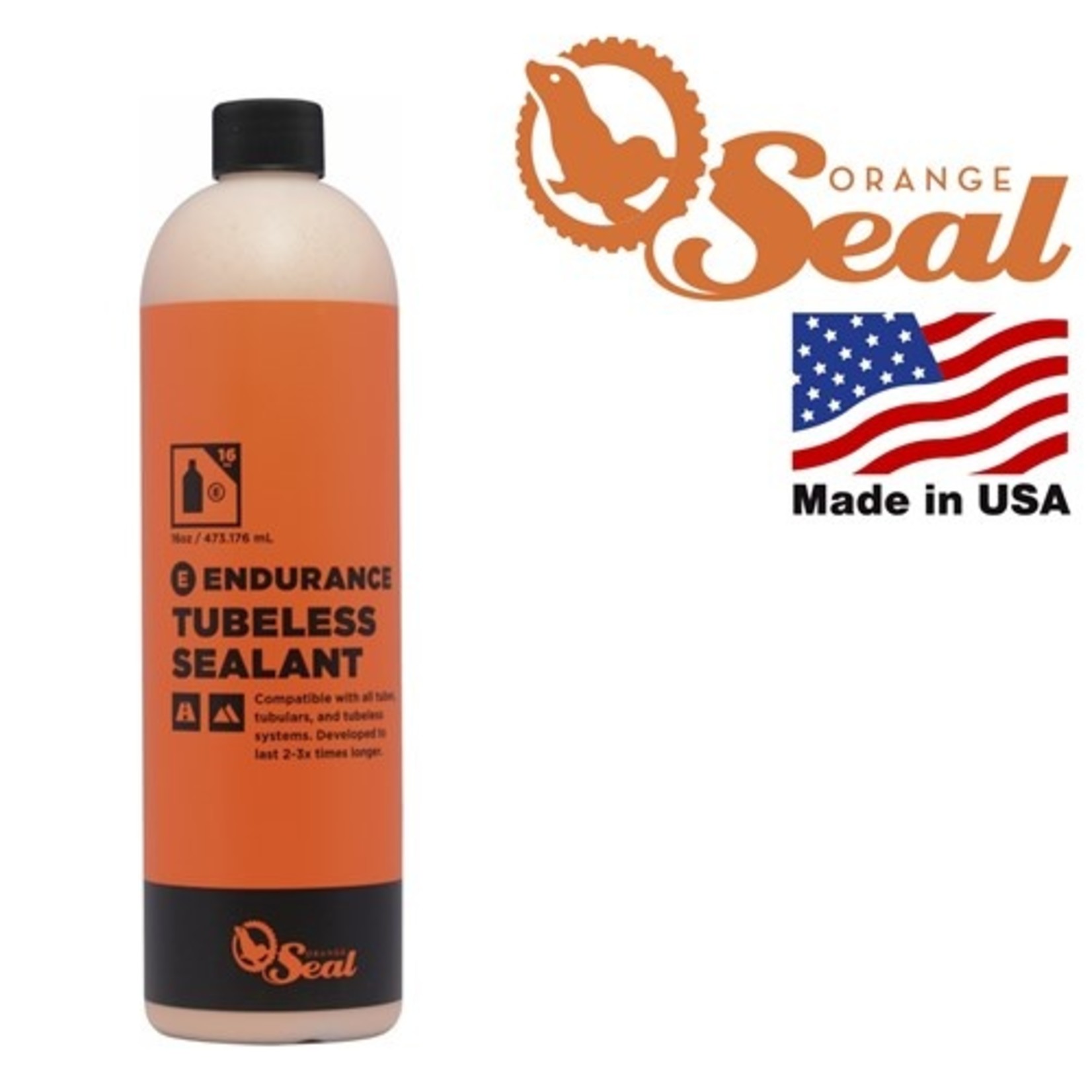 orange seal Orange Seal Endurance Tubeless Tyre Sealant - 473ml (16Oz) Refill Bottle