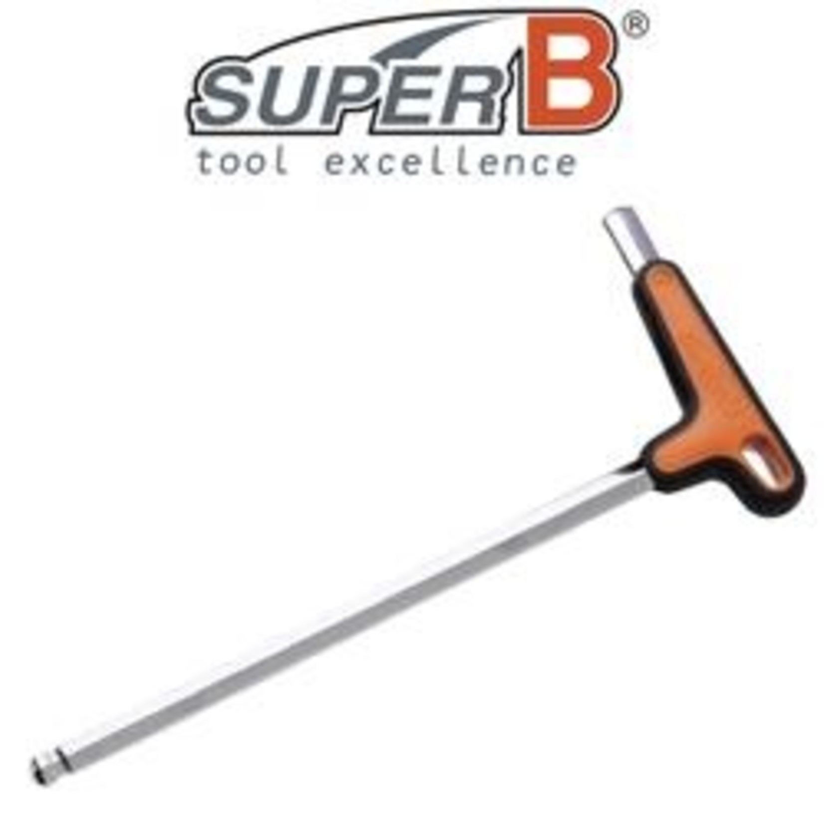 Super B SuperB T/L Handle Hex Wrench - 10mm Ball End - Made Of S2 Steel - Bike Tool